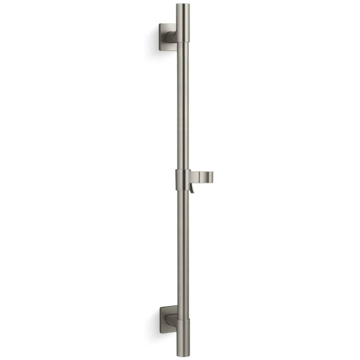 Bathroom Accessories | Kohler Awaken Vibrant Brushed Nickel 24-In Shower Slide Bar Bathroom Accessories Bathroom Accessories