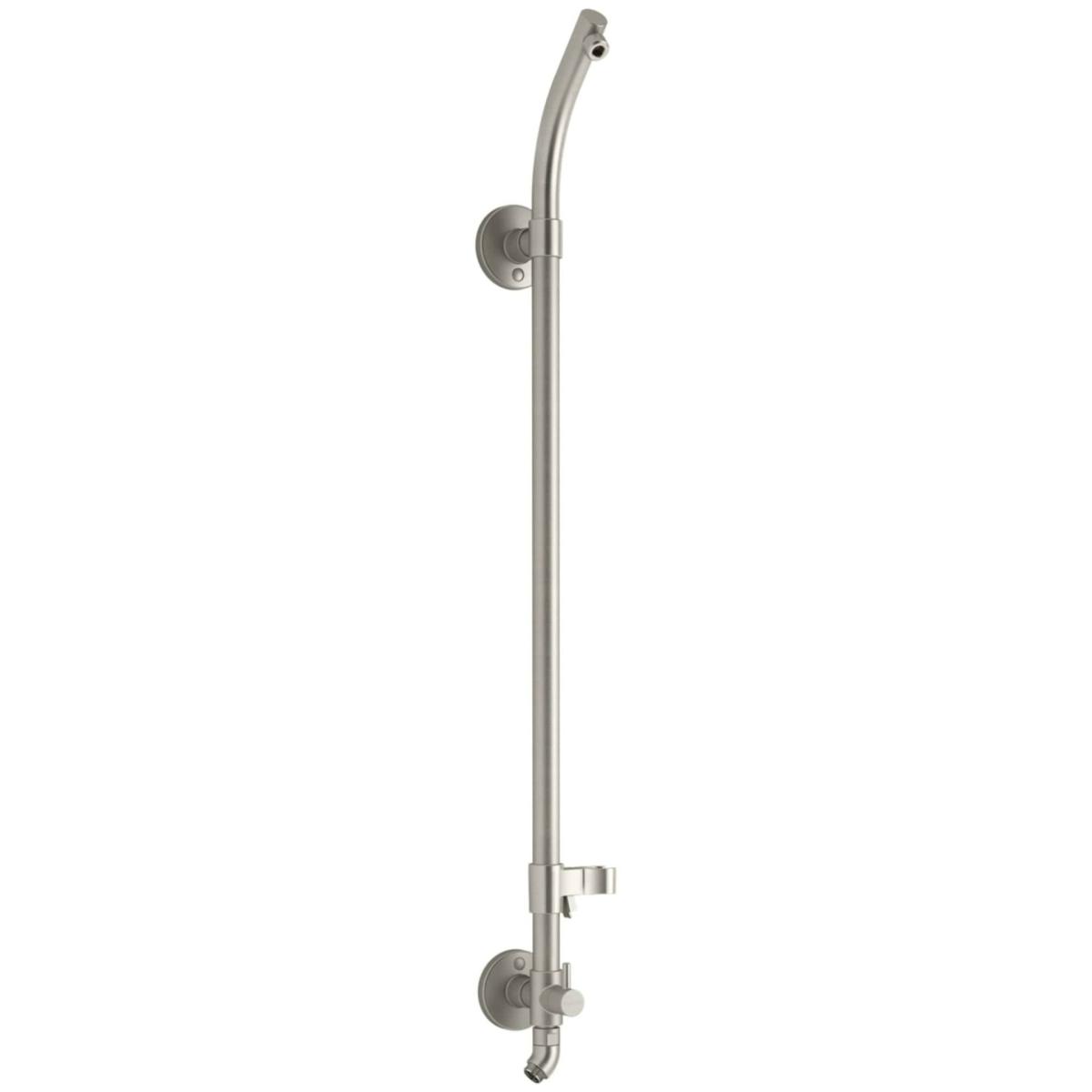 Bathroom Accessories | Kohler Hydrorail Vibrant Brushed Nickel 27-In Shower Slide Bar Bathroom Accessories Bathroom Accessories