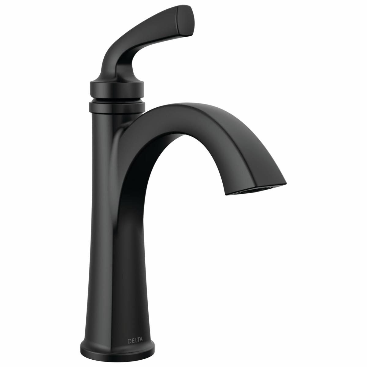 Bathroom Scales | Delta Geist Matte Black Single Hole 1-Handle Watersense Bathroom Sink Faucet With Drain And Deck Plate Bathroom Scales Bathroom Scales