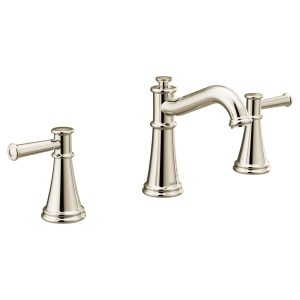 Bathroom Scales | Moen Belfield Polished Nickel Widespread 2-Handle Watersense Bathroom Sink Faucet With Drain Bathroom Scales Bathroom Scales