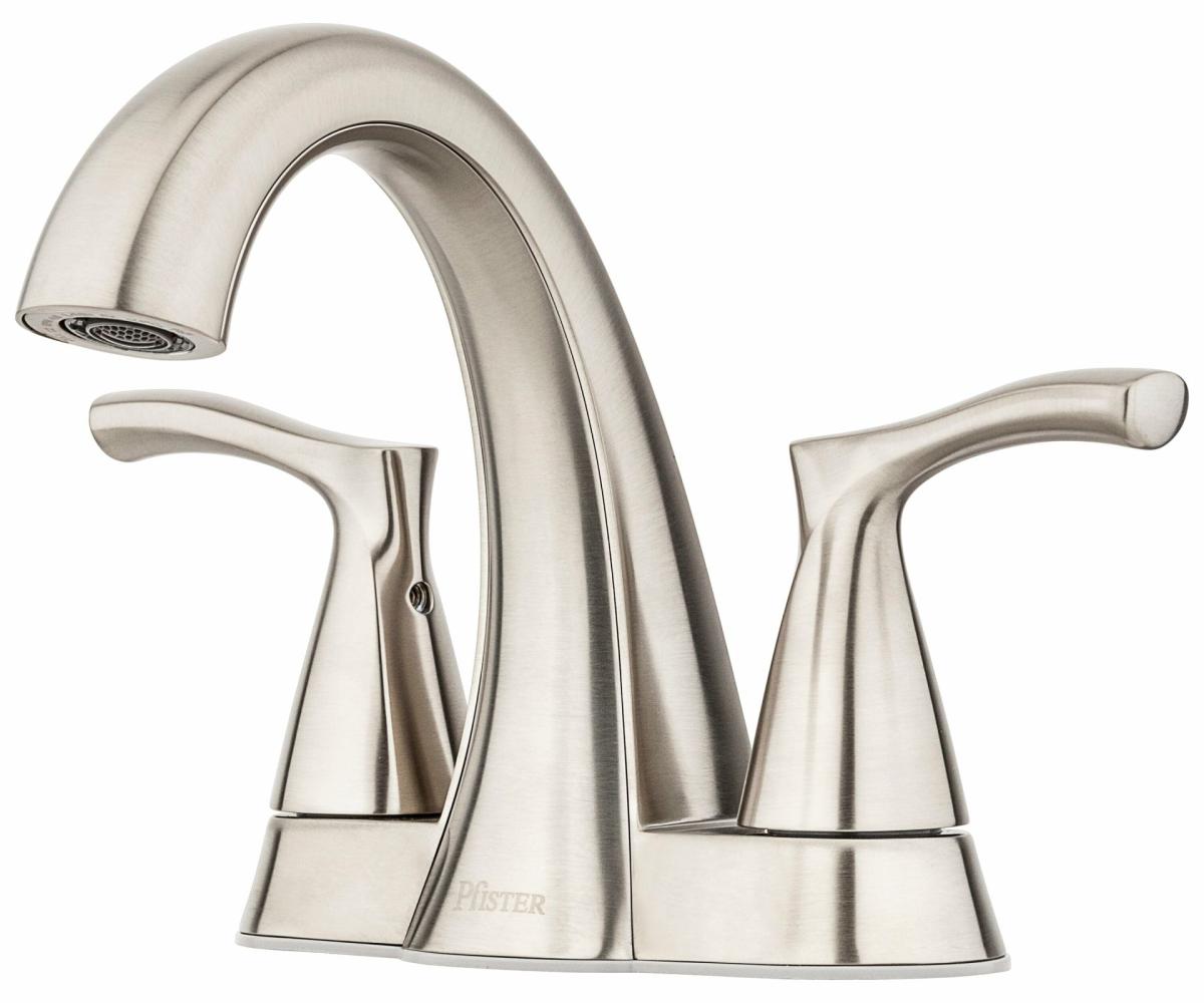 Bathroom Scales | Pfister Masey Brushed Nickel 4-In Centerset 2-Handle Watersense Bathroom Sink Faucet With Drain And Deck Plate Faucets & Shower Heads Bathroom Scales