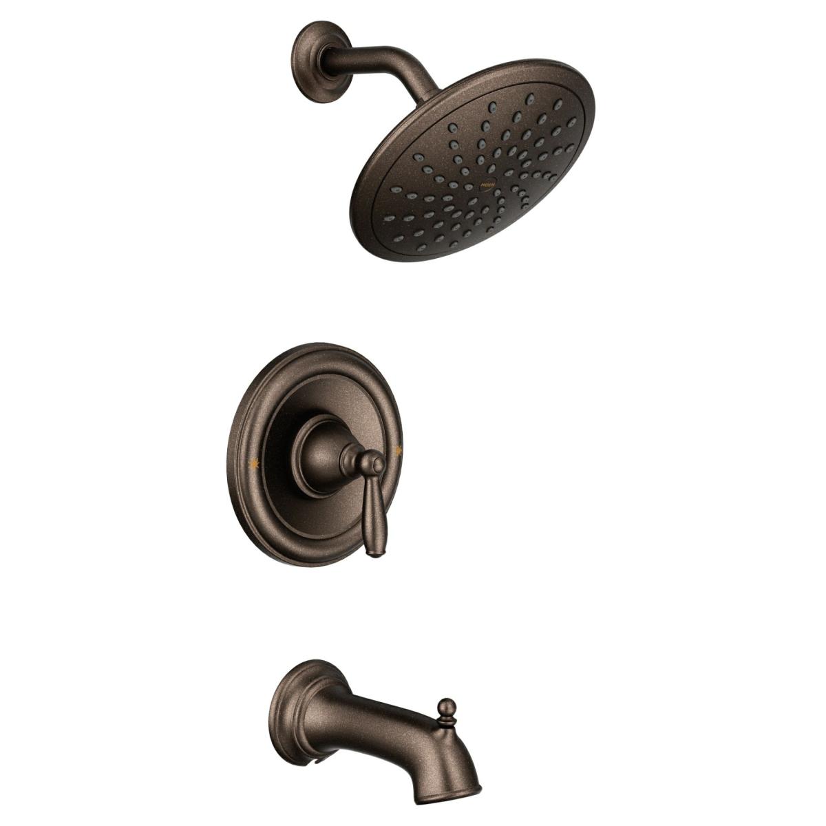 Bathtub & Shower Caddies | Moen Brantford Oil-Rubbed Bronze 1-Handle Single Function Round Bathtub And Shower Faucet Bathtub & Shower Caddies Bathtub & Shower Caddies