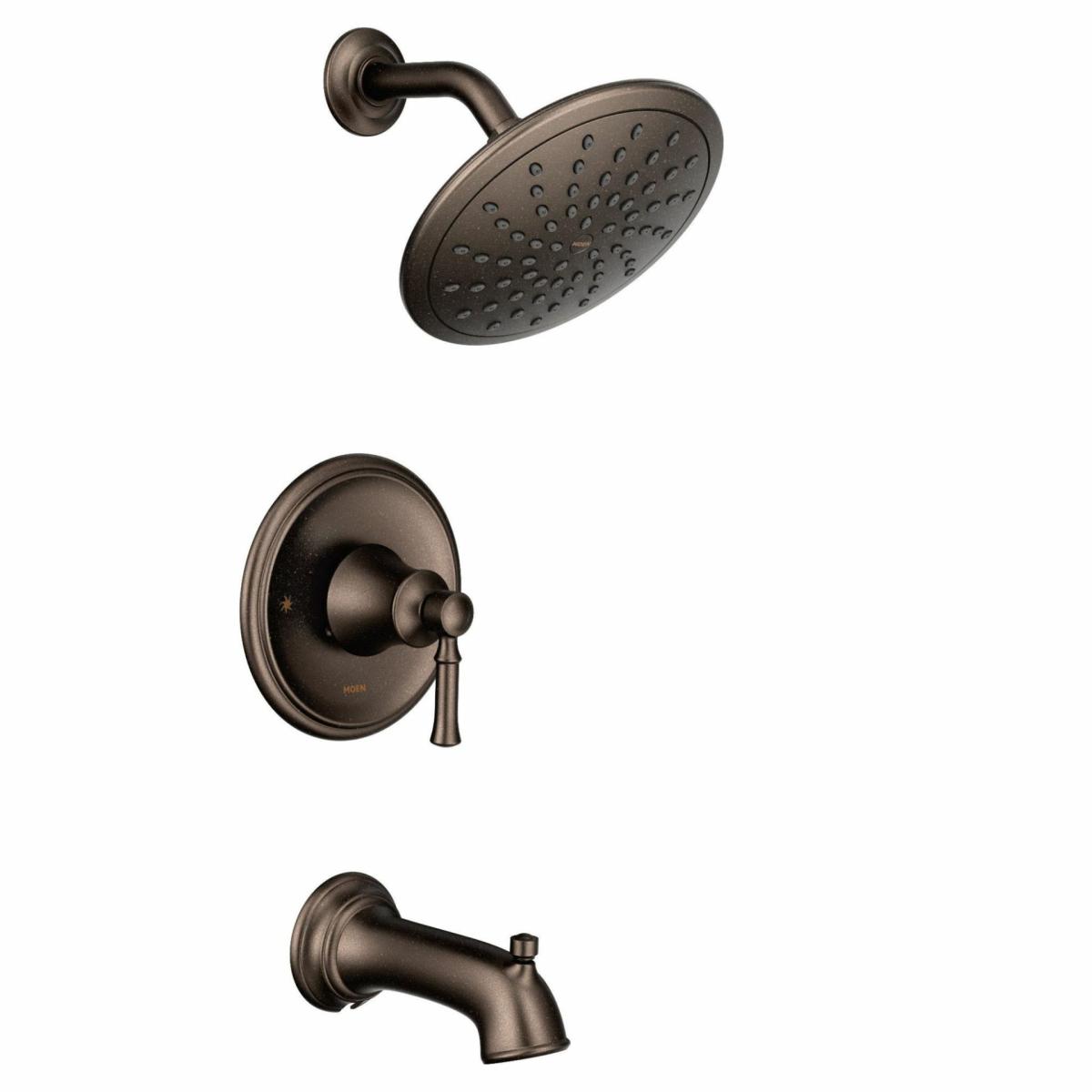 Bathtub & Shower Caddies | Moen Dartmoor Oil-Rubbed Bronze 1-Handle Single Function Round Bathtub And Shower Faucet Faucets & Shower Heads Bathtub & Shower Caddies