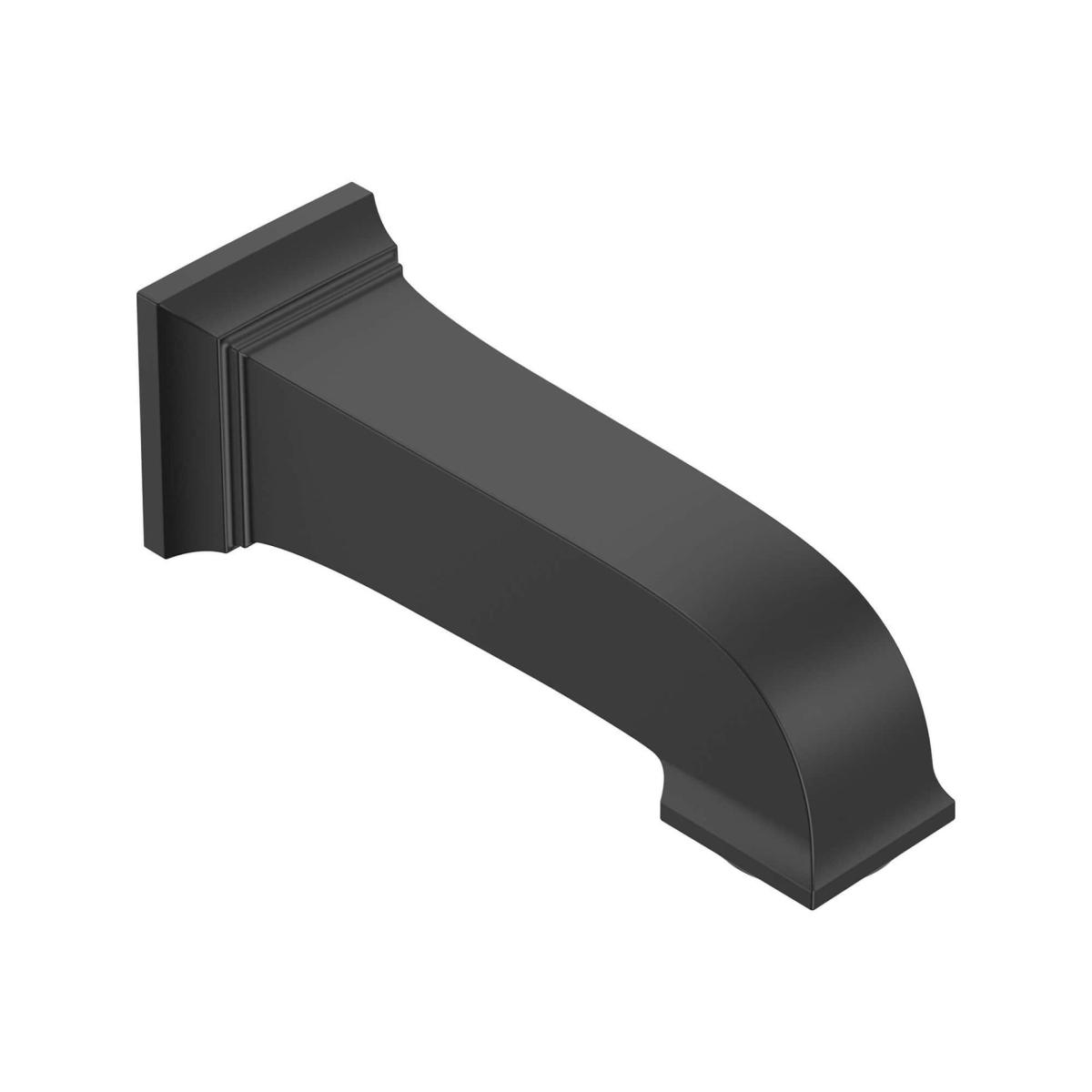 Decorative Bathroom Hardware Sets | American Standard Town Square S 6-3/4-Inch Slip-On Non-Diverter Tub Spout In Matte Black Decorative Bathroom Hardware Sets American Standard