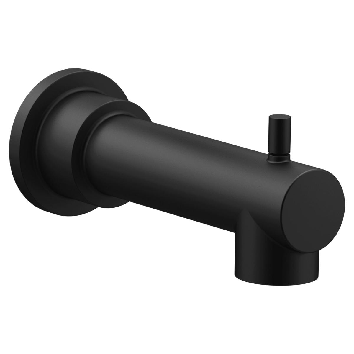 Decorative Bathroom Hardware Sets | Moen Matte Black Bathtub Spout With Diverter Decorative Bathroom Hardware Sets Decorative Bathroom Hardware Sets