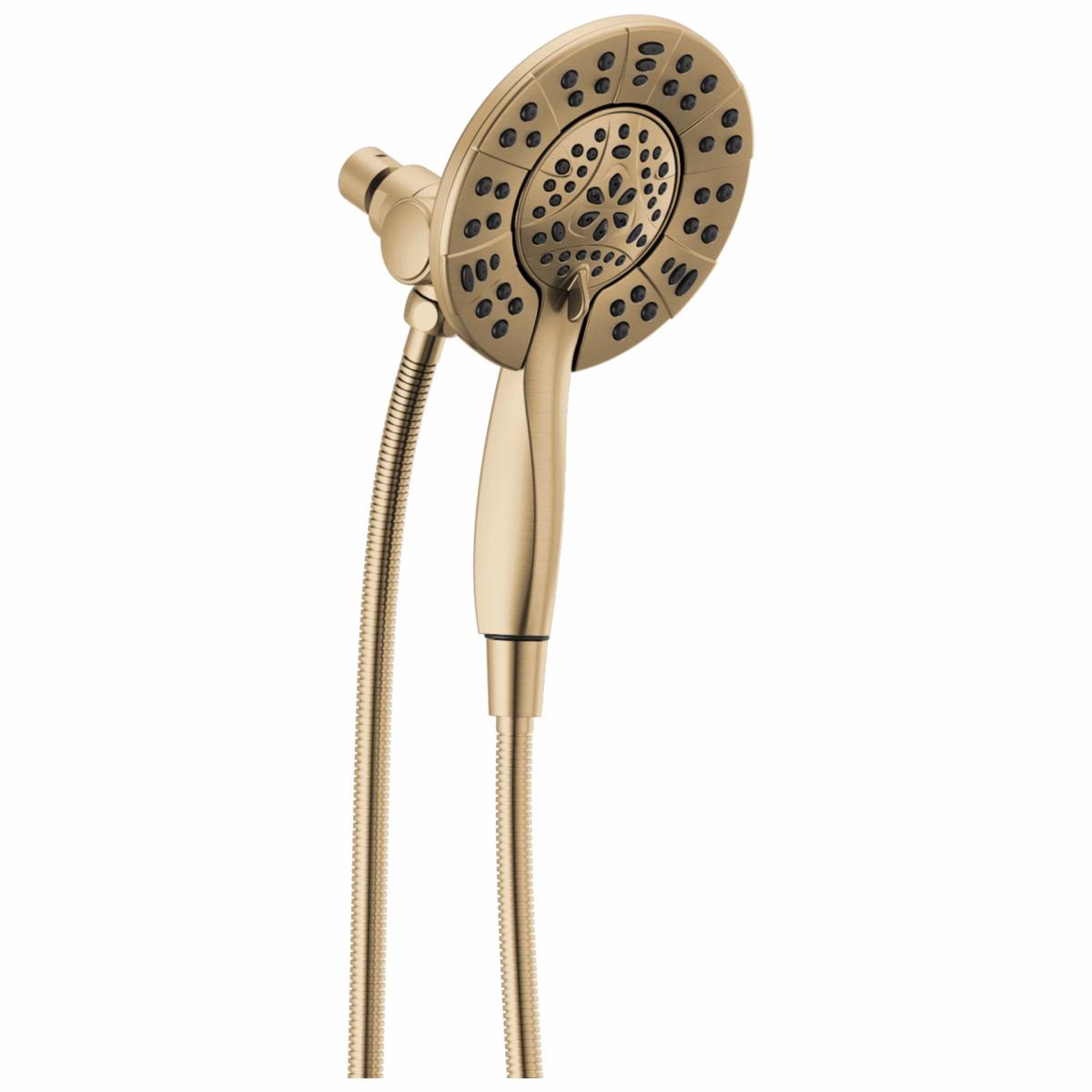 Soap Dishes | Delta Champagne Bronze Round Dual/Combo Shower Head 1.75-Gpm (6.6-Lpm) Faucets & Shower Heads Delta