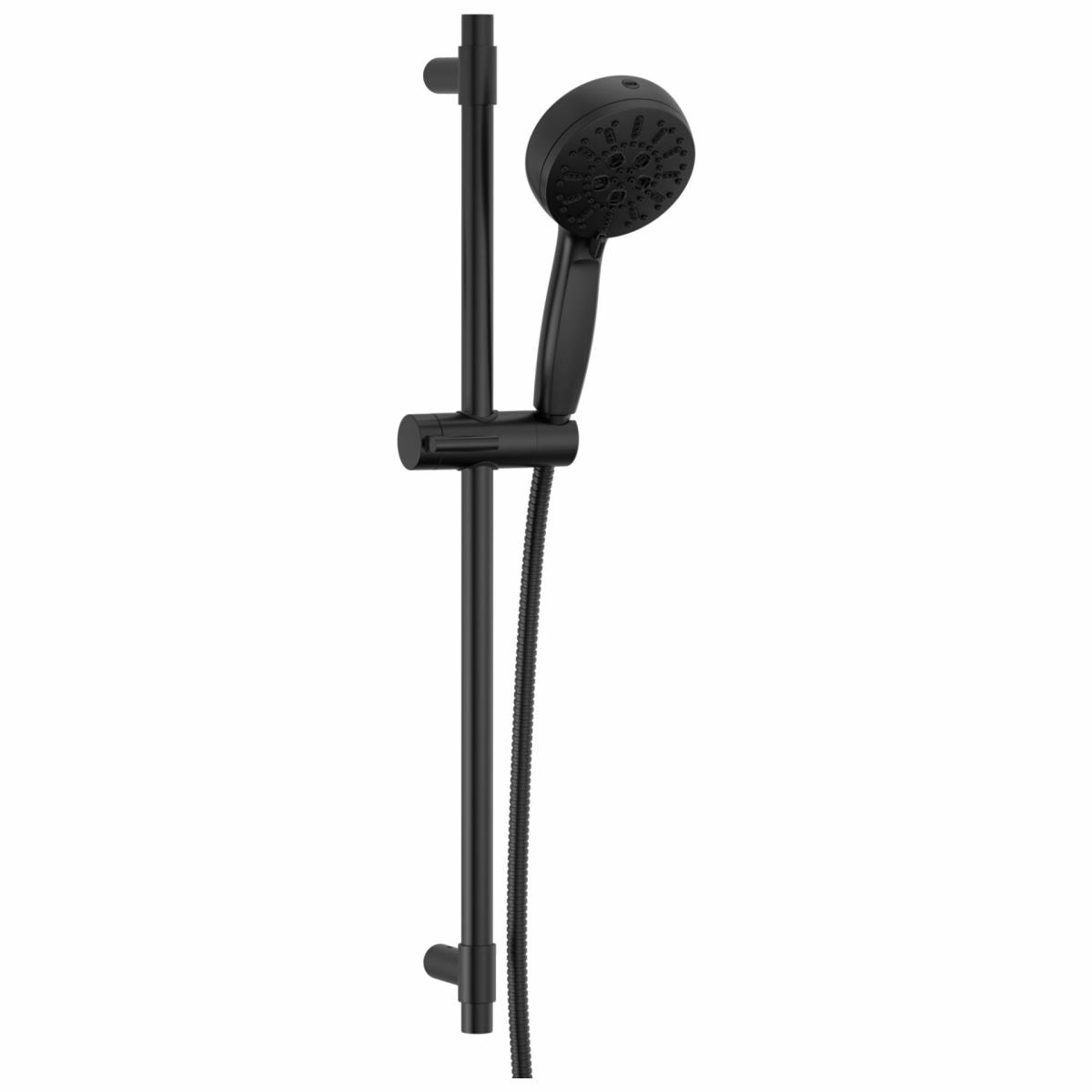 Soap Dishes | Delta Proclean Matte Black Round Handheld Shower Head 1.75-Gpm (6.6-Lpm) Faucets & Shower Heads Delta