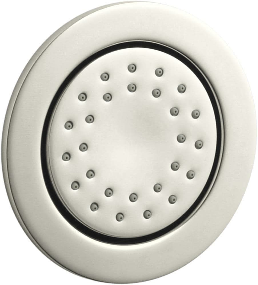 Soap Dishes | Kohler Watertile Stainless Nickel Round Fixed Shower Head 2-Gpm (7.6-Lpm) Faucets & Shower Heads KOHLER